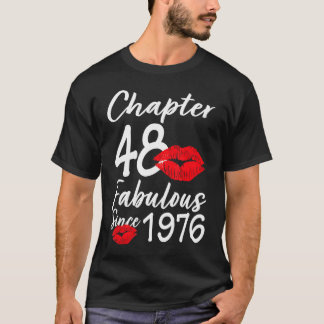 Hoofdstuk 48 Uitstekend sinds 1976 48e verjaardag  T-shirt