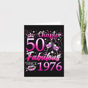 Hoofdstuk 50 Fantastisch sinds 1976 50ste verjaard Bedankkaart