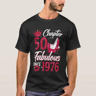 Hoofdstuk 50 Fantastisch sinds 1976 50ste verjaard T-shirt