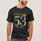Hoofdstuk 53 EST 1969 53 jaar oud 53 jaar oud T-shirt (Voorkant)
