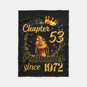 Hoofdstuk 53 Fabulous Sinds 1972 53ste Verjaardag Fleece Deken