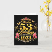 Hoofdstuk 53 Fabulous Sinds 1973 Bloemstuk 53e Kaart (Gele Bloem)