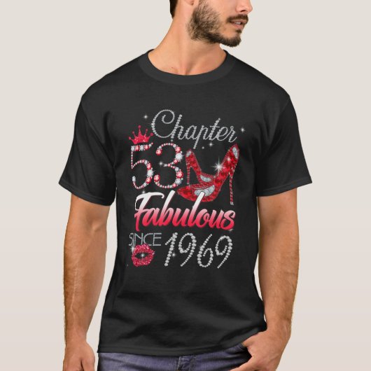 Hoofdstuk 53 Fabulous, vrouwen sinds 1969 53rd Bir T-shirt (Voorkant)