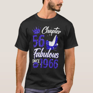 Hoofdstuk 56 Fantastisch sinds 1966 56e verjaardag T-shirt