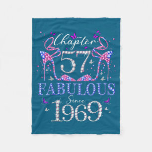 Hoofdstuk 57 Fabulous sinds 1969 57ste verjaardag  Fleece Deken