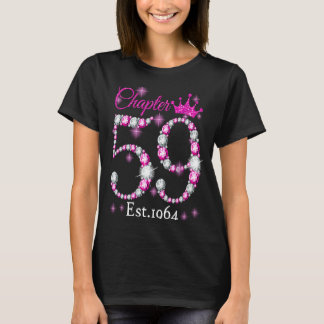 Hoofdstuk 59 Womens, gemaakt in 1964 59e geboorted T-shirt