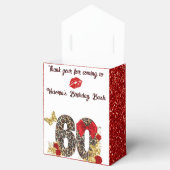 Hoofdstuk 60 Rood- en goudluipaard 60e verjaardag Bedankdoosjes (Geopend)