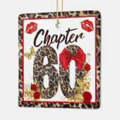 Hoofdstuk 60 Rood- en goudluipaard 60e verjaardag Keramisch Ornament (Links)