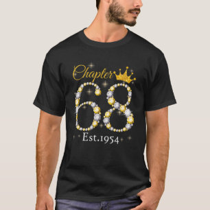 Hoofdstuk 68 EST 1954 68 jaar Oude 68e geboorte T-shirt