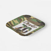 Hoofdstuk 70 LegerCamouflage Mannen 70e verjaardag Papieren Bordje (Gebogen)