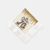 Hoofdstuk 70 Luipaard Afdrukken 70e verjaardag Kon Servet (Hoek)