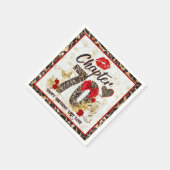 Hoofdstuk 70 Rood- en goudluipaard 70e verjaardag Servet (Hoek)