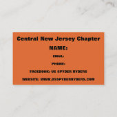 Hoofdstuk Central New Jersey - Visitekaartjes 2 (Achterkant)