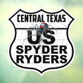 Hoofdstuk Central Texas - Decal Hoofdstuklogo (Vel 3)