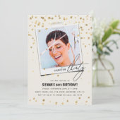 Hoofdstuk Dertig Leuke Moderne Foto 30e Verjaardag Kaart (Staand voorkant)