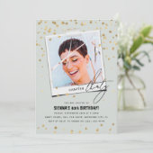 Hoofdstuk Dertig Leuke Moderne Foto 30e Verjaardag Kaart (Staand voorkant)