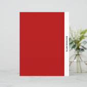 Hoofdstuk Divider | Desserts | Rood zwart/wit (Staand voorkant)