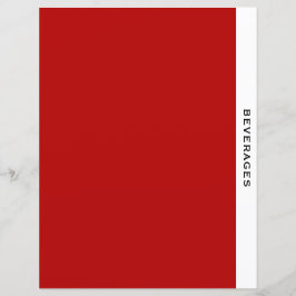 Hoofdstuk Divider | Dranken | Rood zwart/wit