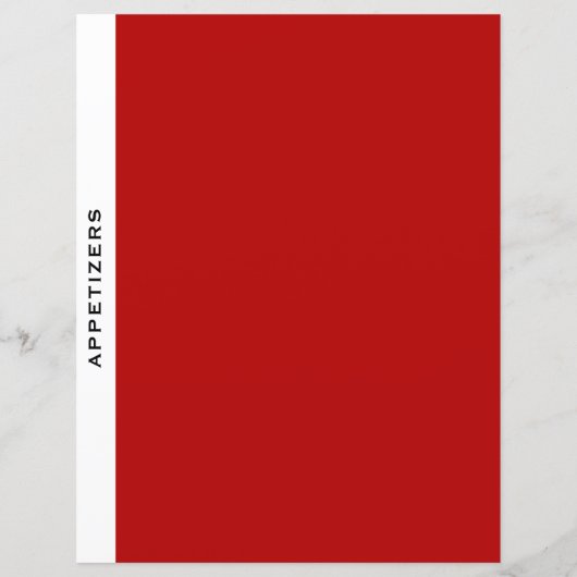 Hoofdstuk Divider | Verzoekster | Rood zwart/wit (Achterkant)