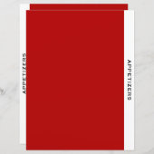 Hoofdstuk Divider | Verzoekster | Rood zwart/wit (Voorkant / Achterkant)