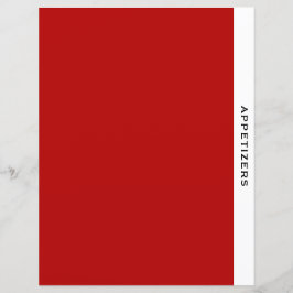 Hoofdstuk Divider | Verzoekster | Rood zwart/wit