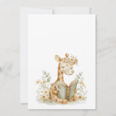 Hoofdstuk Een Sage Green Bookish 1e verjaardagsfee Kaart (Achterkant)