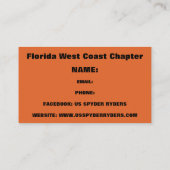 Hoofdstuk Florida West Coast - Visitekaartjes 2 (Achterkant)
