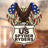 Hoofdstuk Greater Cincinnati - Decal Eagle Logo (Vel 2)