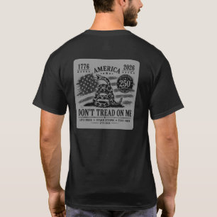 Hoofdstuk Middle Tennessee - 250 Don't Tread On Me T-shirt