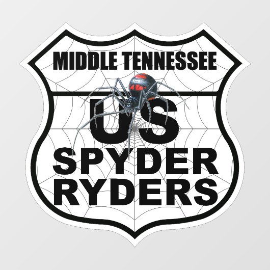 Hoofdstuk Middle Tennessee - Decal Hoofdstuklogo (Vel)
