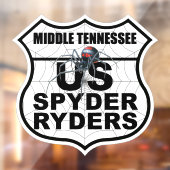 Hoofdstuk Middle Tennessee - Decal Hoofdstuklogo (Vel 2)