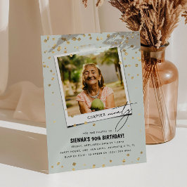 Hoofdstuk Negentig Leuk Moderne Foto 90ste Verjaar Kaart