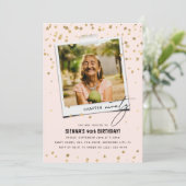 Hoofdstuk Negentig Leuk Moderne Foto 90ste Verjaar Kaart (Staand voorkant)