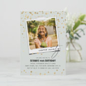 Hoofdstuk Negentig Leuk Moderne Foto 90ste Verjaar Kaart (Staand voorkant)