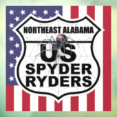 Hoofdstuk Noordoost Alabama - Decal Vlag & Logo (Vel 3)
