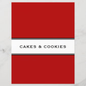 Hoofdstuk ontvangen | Koekjes | Rood zwart/wit (Achterkant)