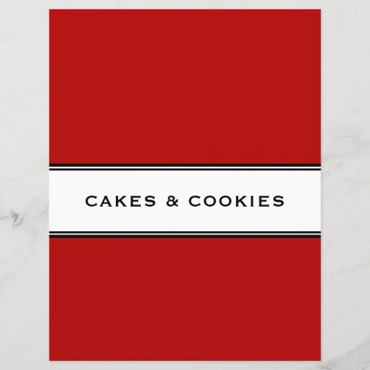 Hoofdstuk ontvangen | Koekjes | Rood zwart/wit (Achterkant)