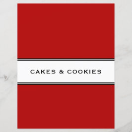 Hoofdstuk ontvangen | Koekjes | Rood zwart/wit