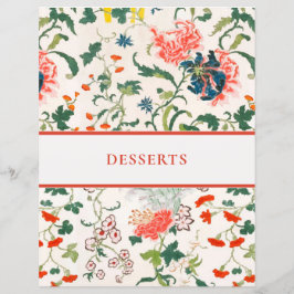 Hoofdstuk ontvangen | Stijlvolle Floral | Desserts