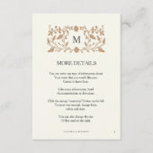  hoofdstuk pagina bruiloft invoegen Kaart. Informatiekaartje (Voorkant)