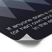 Hoofdstuk van de Kneeling Verse 15 Poster (Hoek)