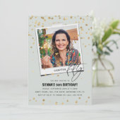 Hoofdstuk Vijftig Leuke Moderne Foto 50ste Verjaar Kaart (Staand voorkant)