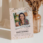 Hoofdstuk Vijftig Leuke Moderne Foto 50ste Verjaar Kaart<br><div class="desc">Hoofdstuk 50! Nodig vrienden en familie uit om een 50e verjaardagsfeest te vieren met deze leuke uitnodigingen voor moderne volwassen verjaardagen. Het ontwerp is voorzien van een fotomap, de tekst 'Chapter Fifty in serif en kalligrafie lettertype, faux gold glitter confetti en een bewerkbare verjaardag sjabloon die gemakkelijk aan te passen...</div>