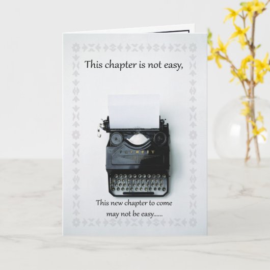 Hoofdstukken Sympathy Card Kaart (Gele Bloem)