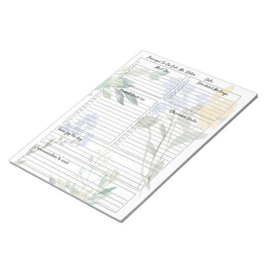  hoofdtakenlijst notitieblok (Schuin)