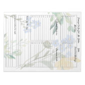  hoofdtakenlijst notitieblok (Voorkant)