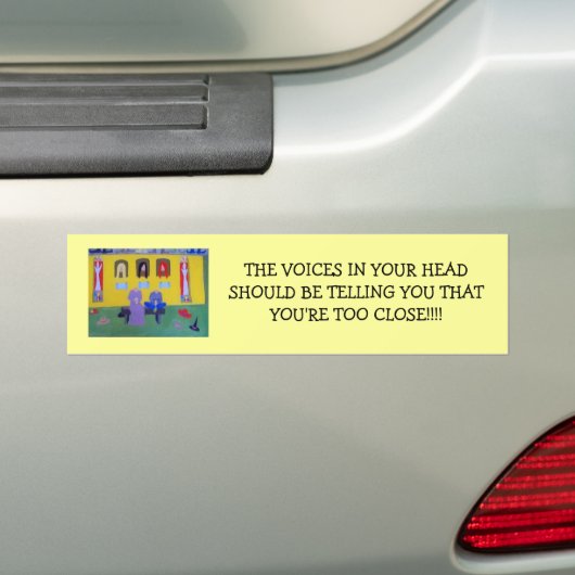 HOOFDTALK BUMPERSTICKER (Op auto)