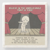 Hoofdteken Stenen Onderzetter (Voorkant)