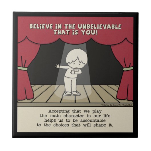 Hoofdteken Tegeltje (Voorkant)