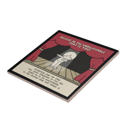 Hoofdteken Tegeltje (Zijkant)